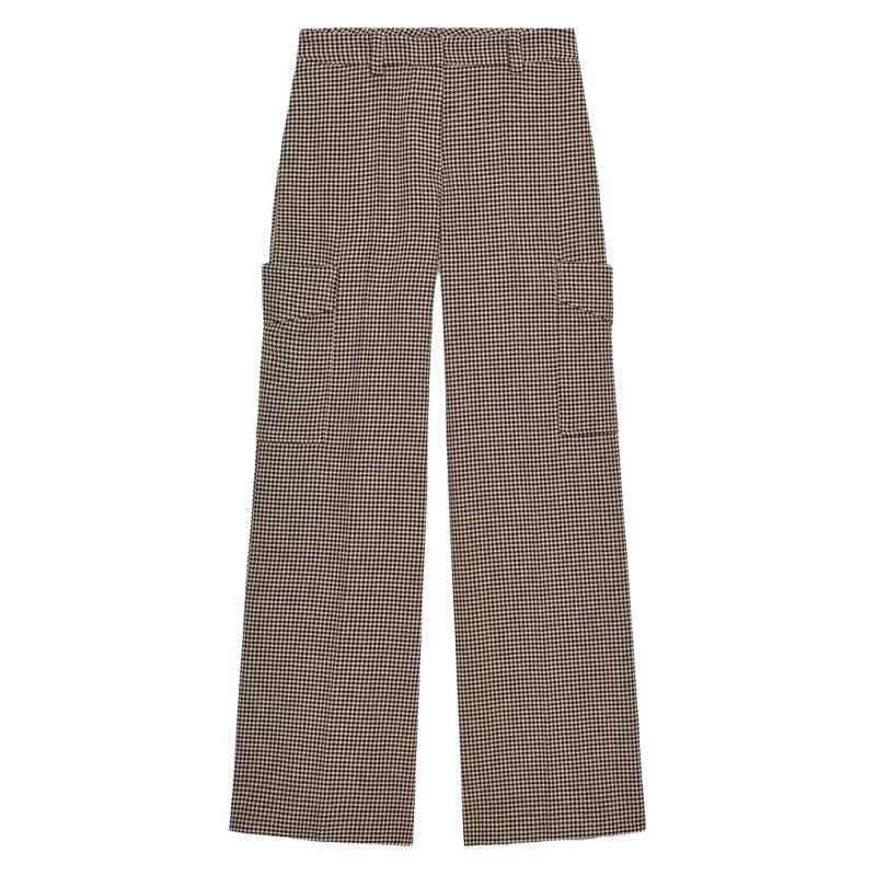 Layla Houndstooth Padded Suit Set