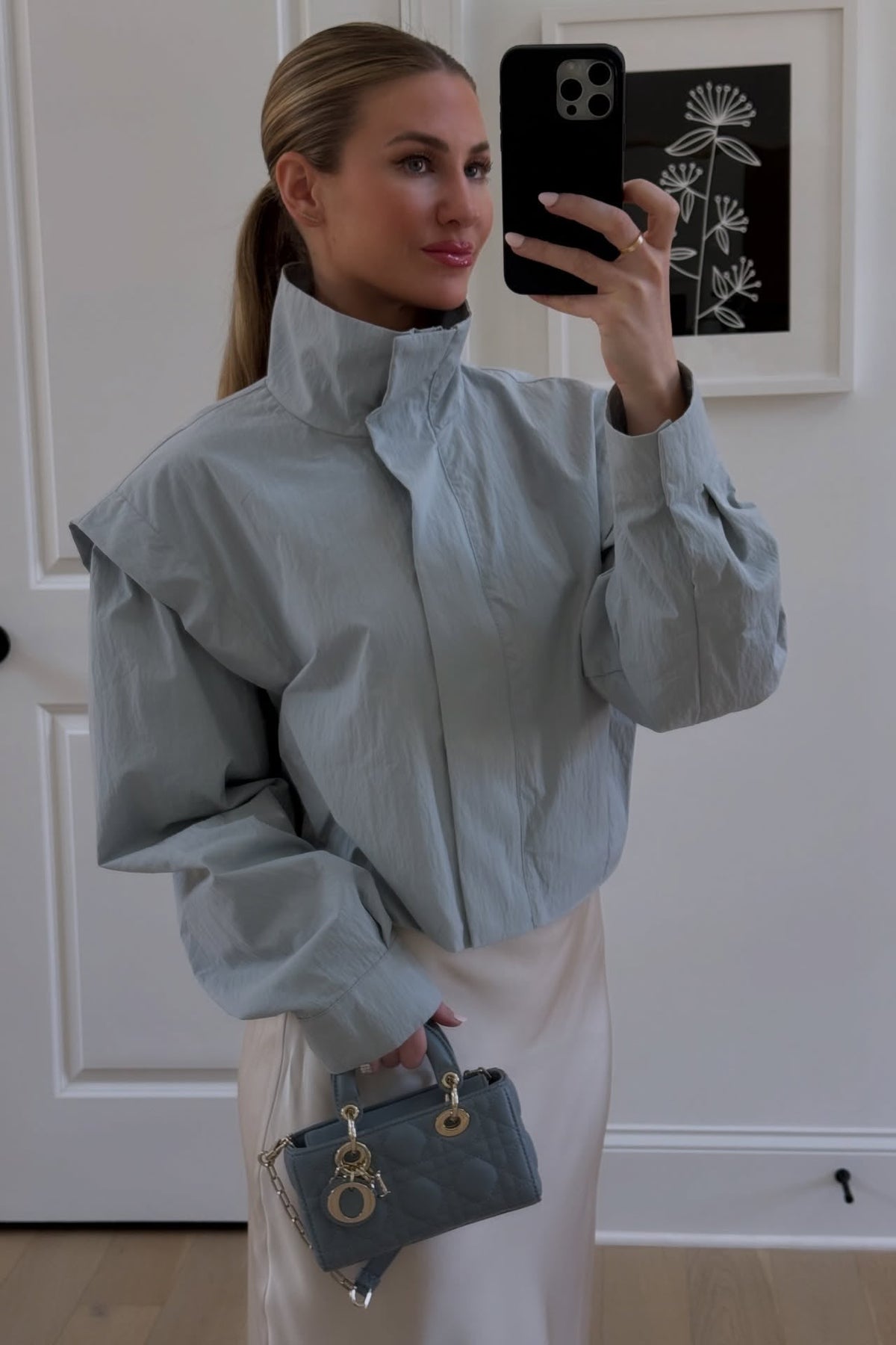 SOKYND Alice Cropped Windbreaker Jacket JacketSOKYND-101271-BLU-M-93911BlueM