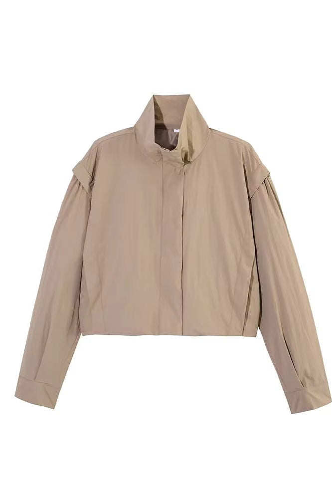SOKYND Alice Cropped Windbreaker Jacket JacketSOKYND-101271-CRE-XS-90519CremeXS