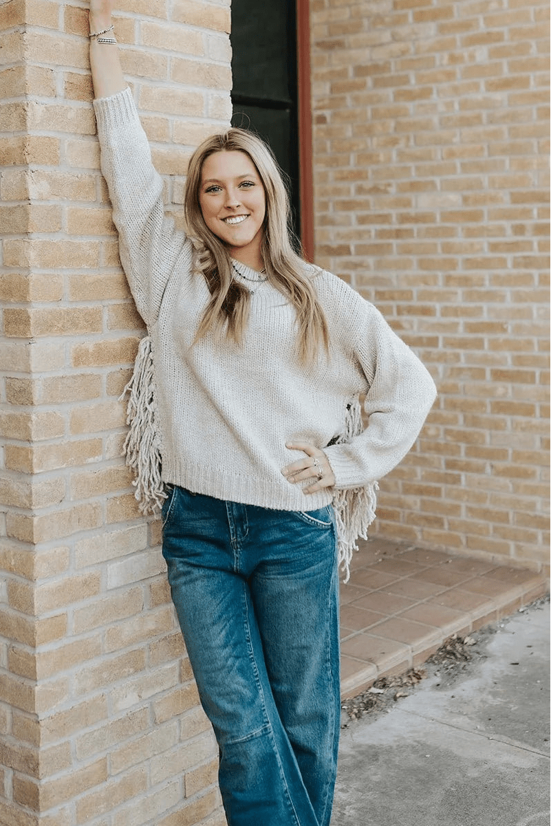 SOKYND Amy Tassel Knit Sweater SweaterSOKYND-469655-L-OS-41431L
