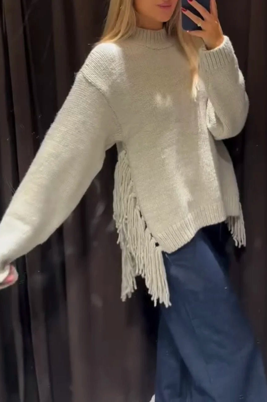 SOKYND Amy Tassel Knit Sweater SweaterSOKYND-469655-S-OS-75895S