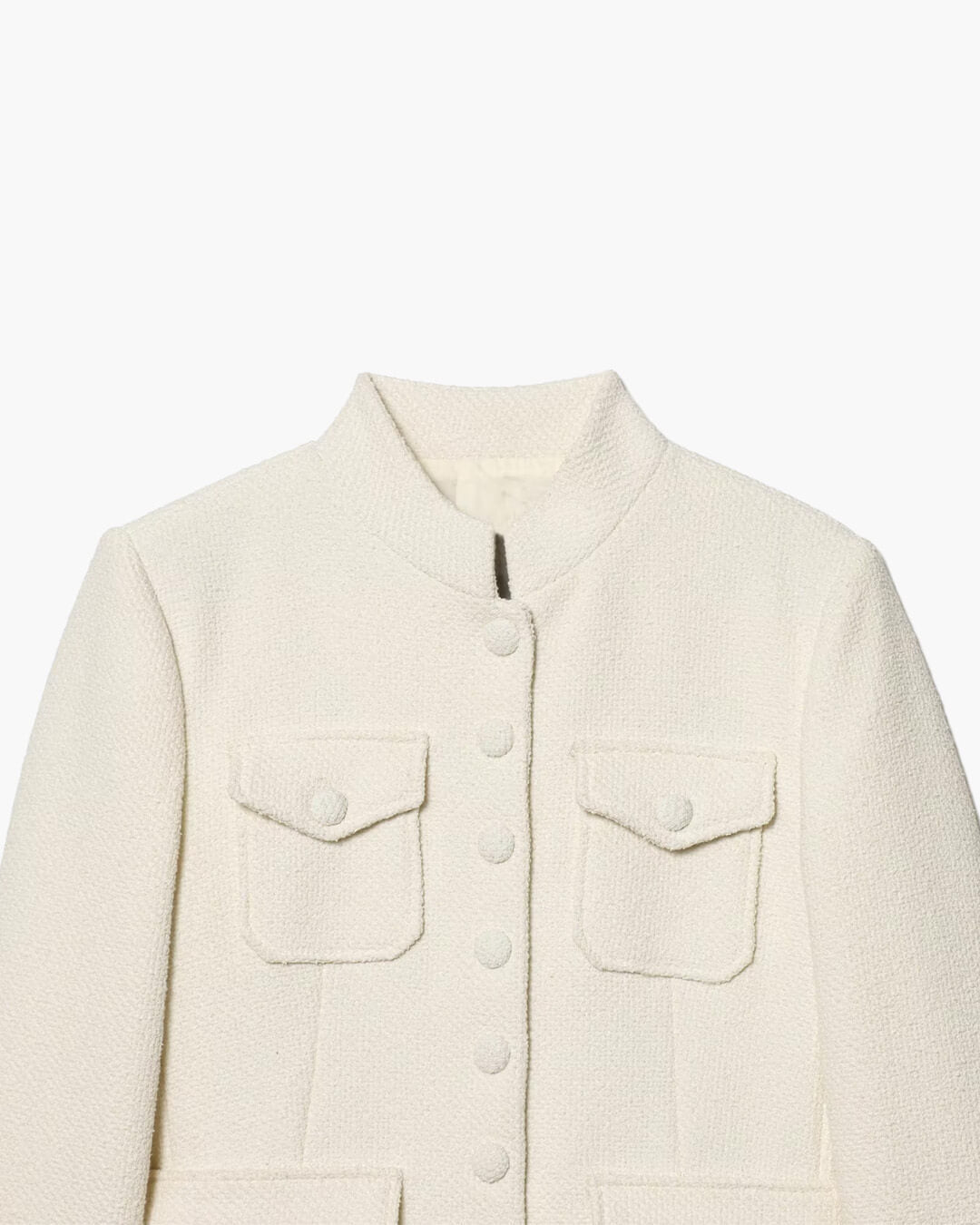 SOKYND Angela Stand Collar Flap Pockets Blazer BlazerSOKYND-480023-S-OS-28311S