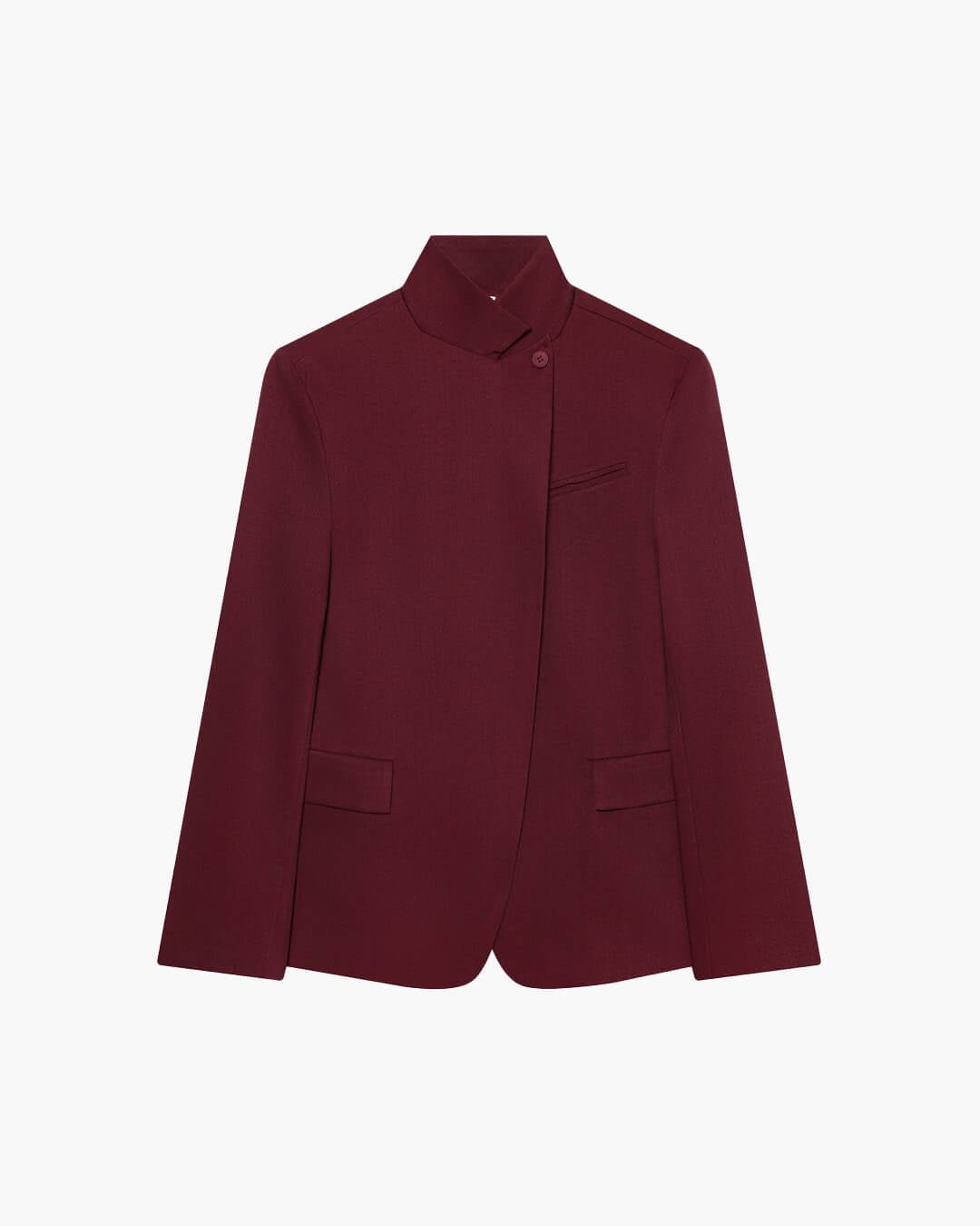 SOKYND Annie Vintage Asymmetric Blazer JacketSOKYND-119575-BUR-XS-00663BurgundyXS