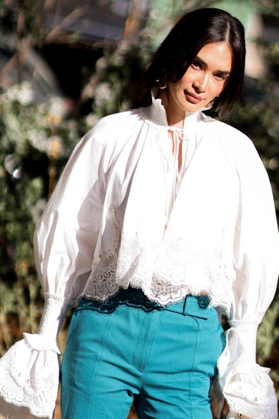 SOKYND Carla Embroidery Lace Trim Blouse BlouseSOKYND-464087-S-OS-37495S