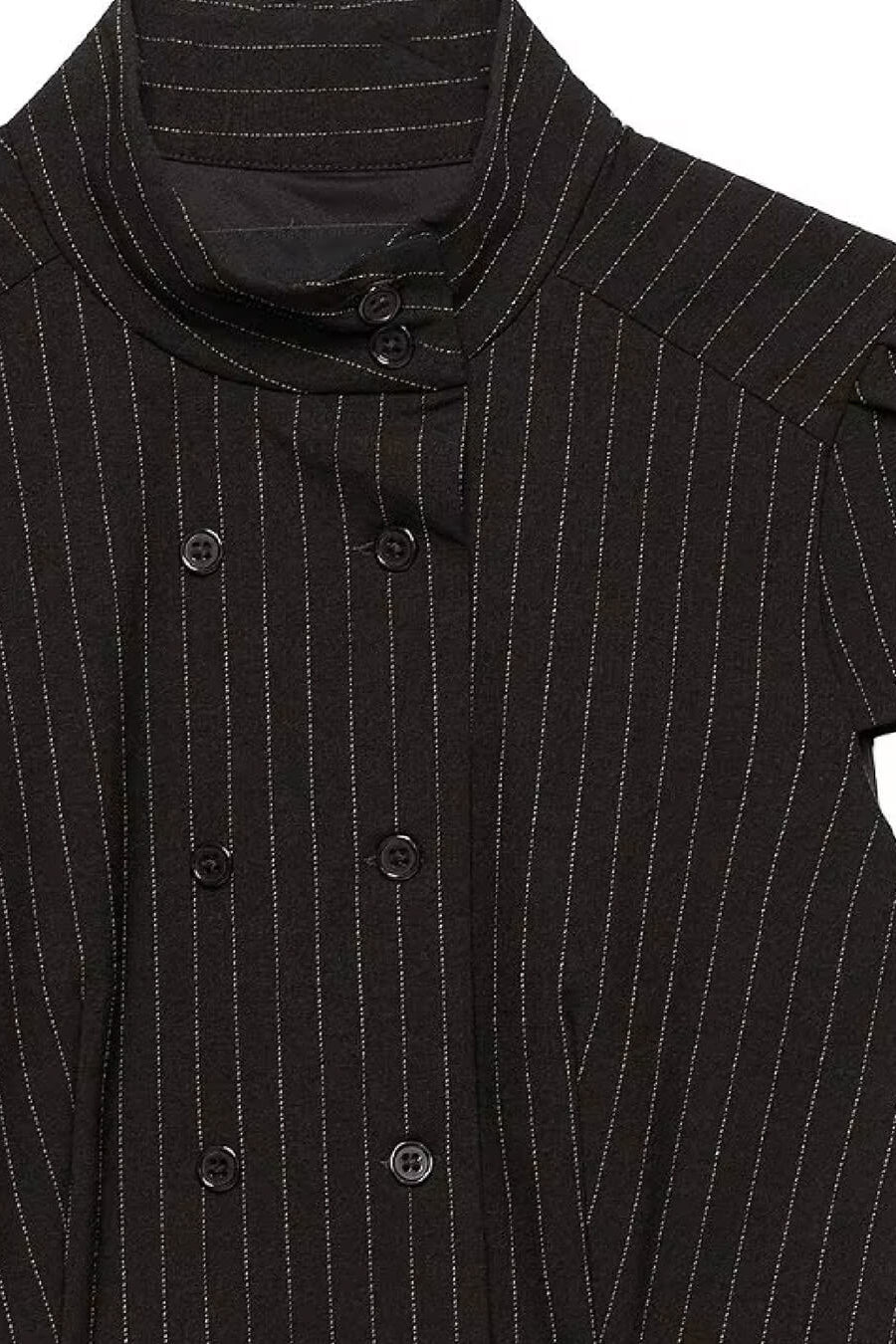 SOKYND Carla High Neck Plaid Fitted Blouse BlouseSOKYND-114967-BLA-S-06679BlackS