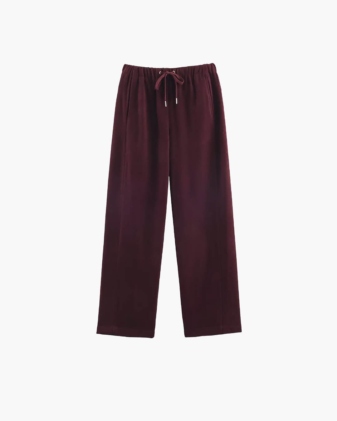 SOKYND Clara Hooded Tracksuit Set in Burgundy
