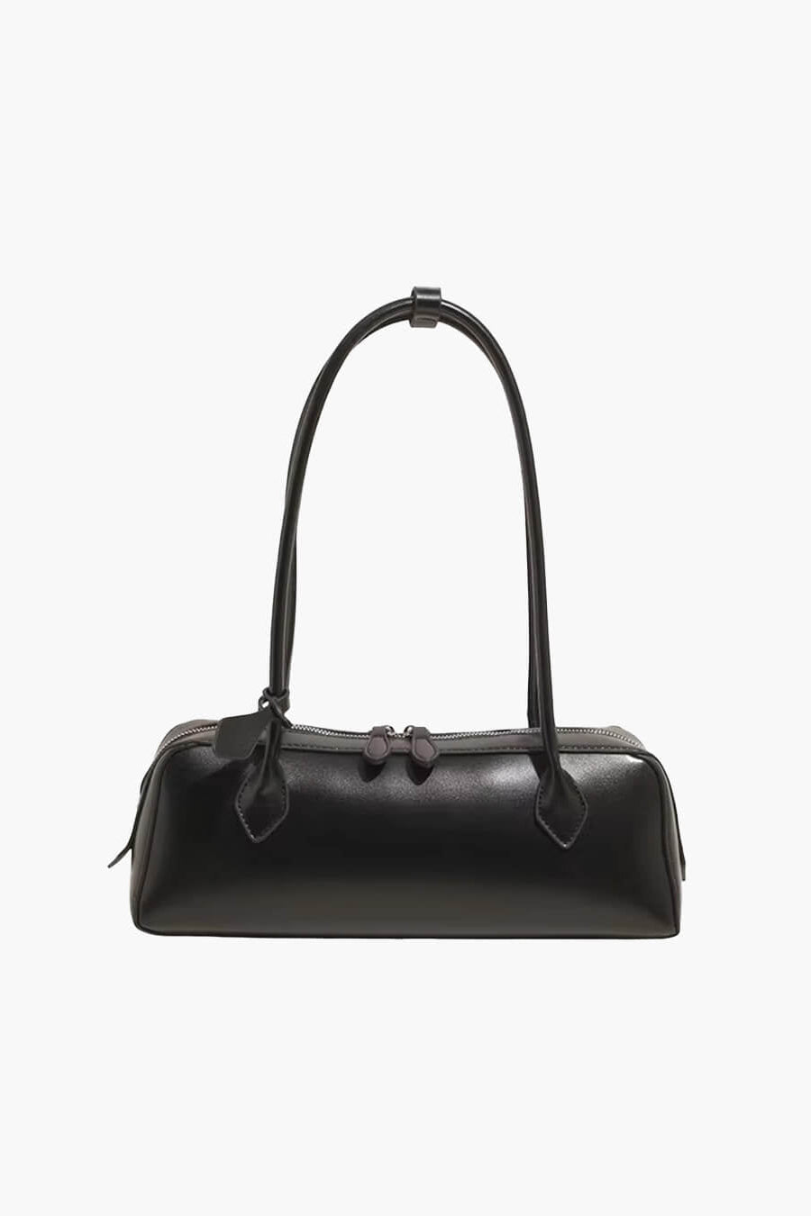 SOKYND Emily Vintage Leather Baguette Bag BagSOKYND-838871-BLA-OS-04183Black