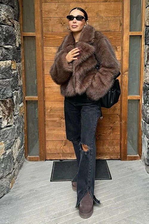 SOKYND Estelle Faux Fur Coat Coats & JacketsvD1767356248753918275CoffeeS