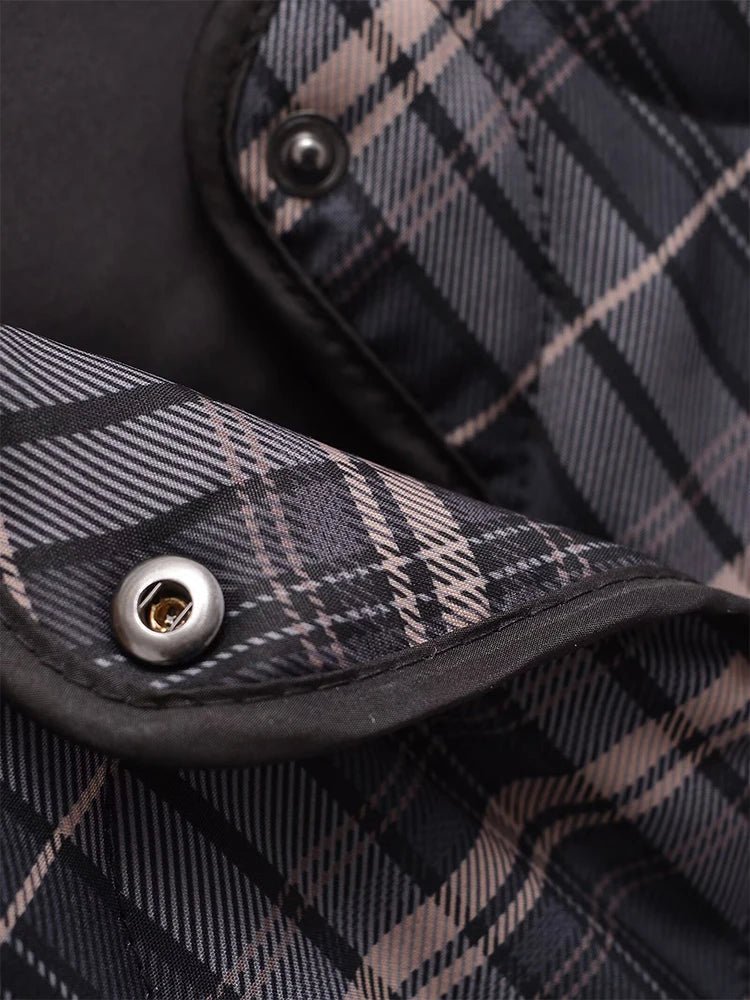 SOKYND Evelyn Plaid Padded Jacket JacketSOKYND-257367-BRO-S-13367Brown PlaidS