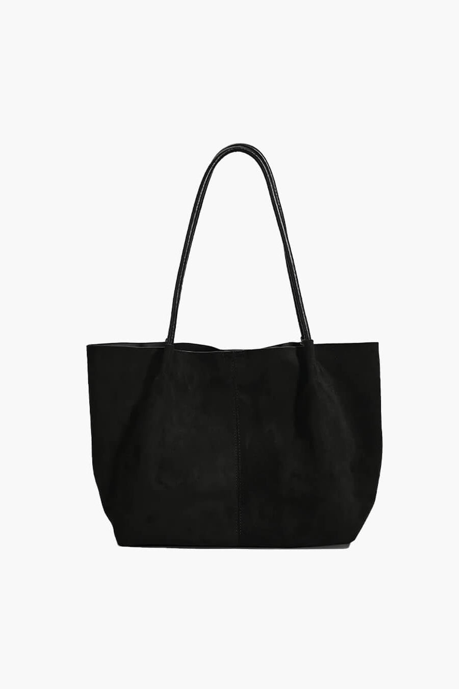 SOKYND Gina Suede Tote with Pouch BagSOKYND-414231-BLA-OS-44823Black