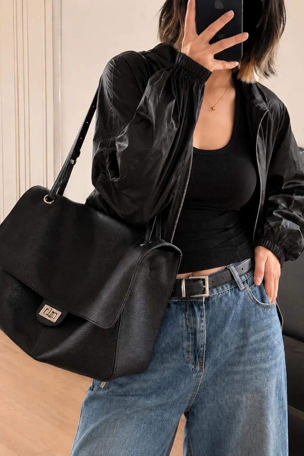 SOKYND Helena Commuting Tote Bag BagSOKYND-095575-BLA-OS-46135Black
