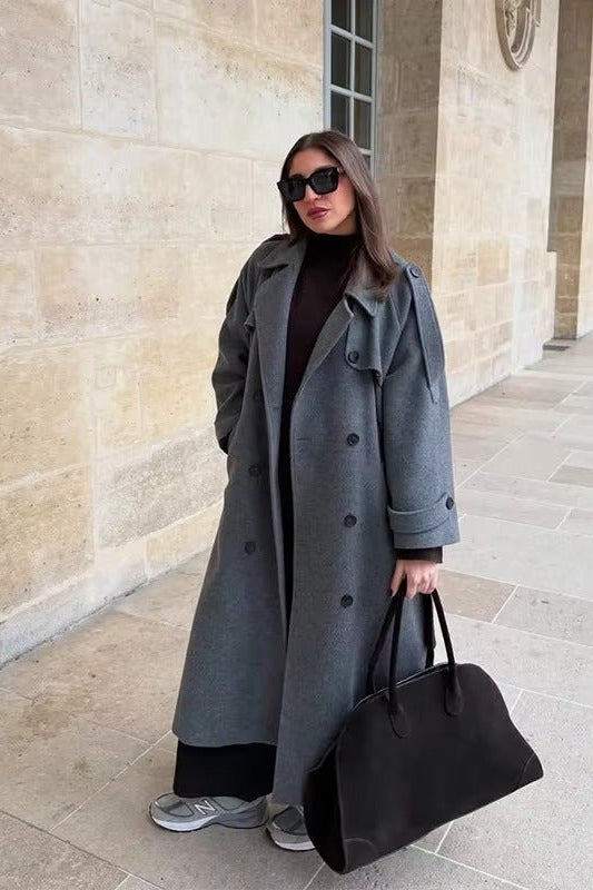 SOKYND Janelle Autumn Winter Coat Coats & JacketsZR1767356248731429564GrayL