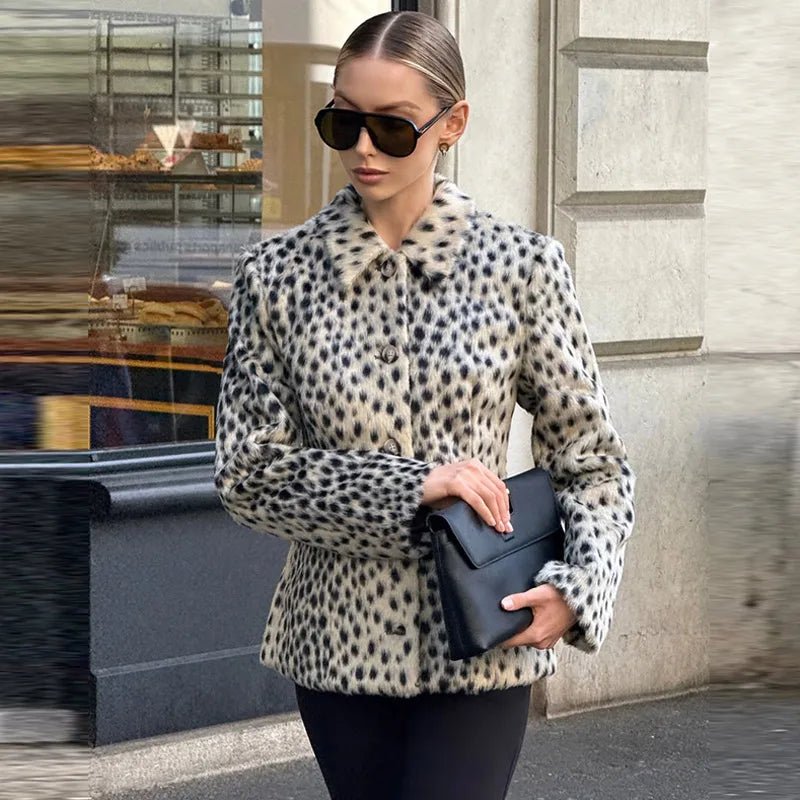 SOKYND Julia Leopard Faux Fur Two-Piece Set Top & Skirt SetSOKYND-547991-JAC-L-53559JacketL