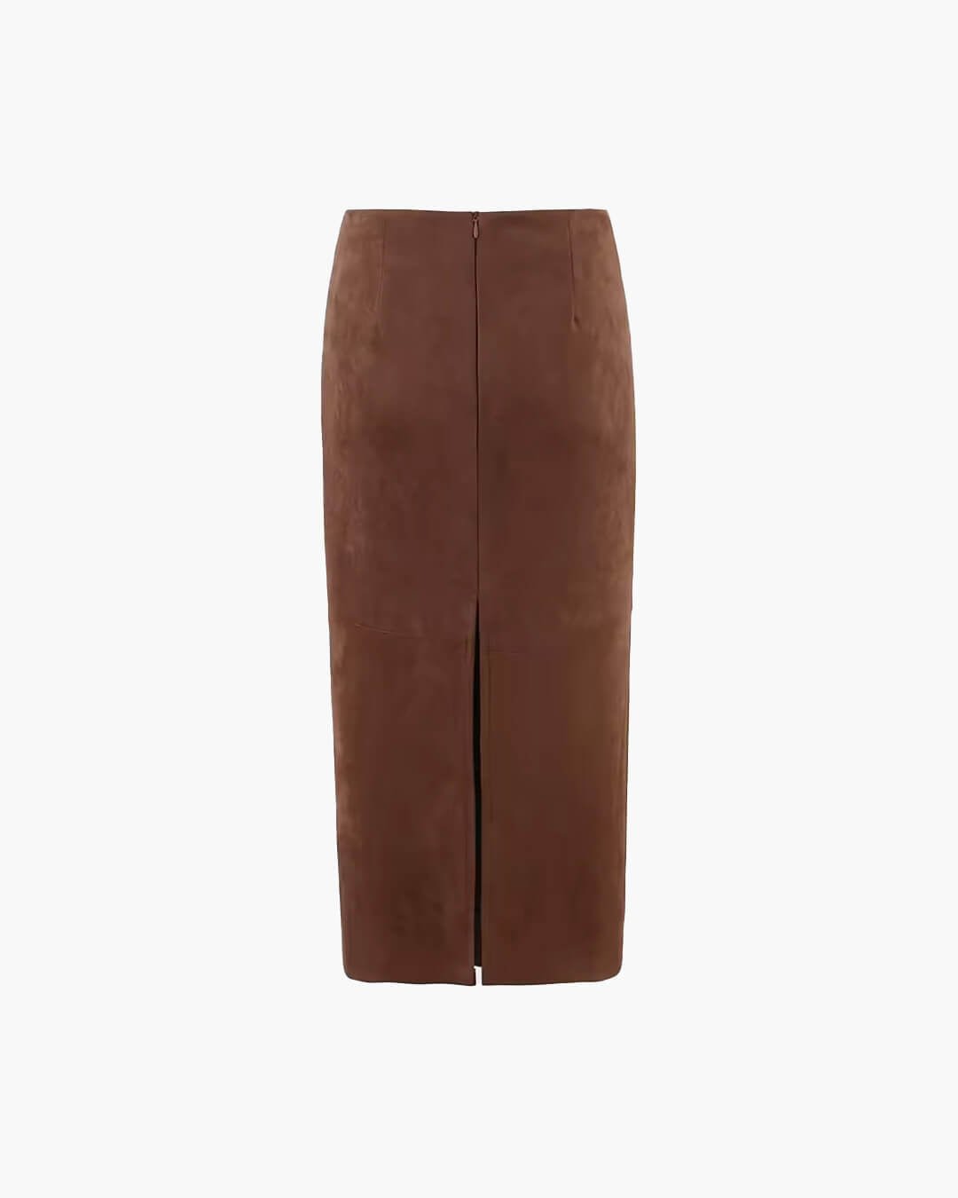 SOKYND Lisa High-Waist Faux Suede Midi Skirt SkirtSOKYND-092247-BRO-S-68631BrownS