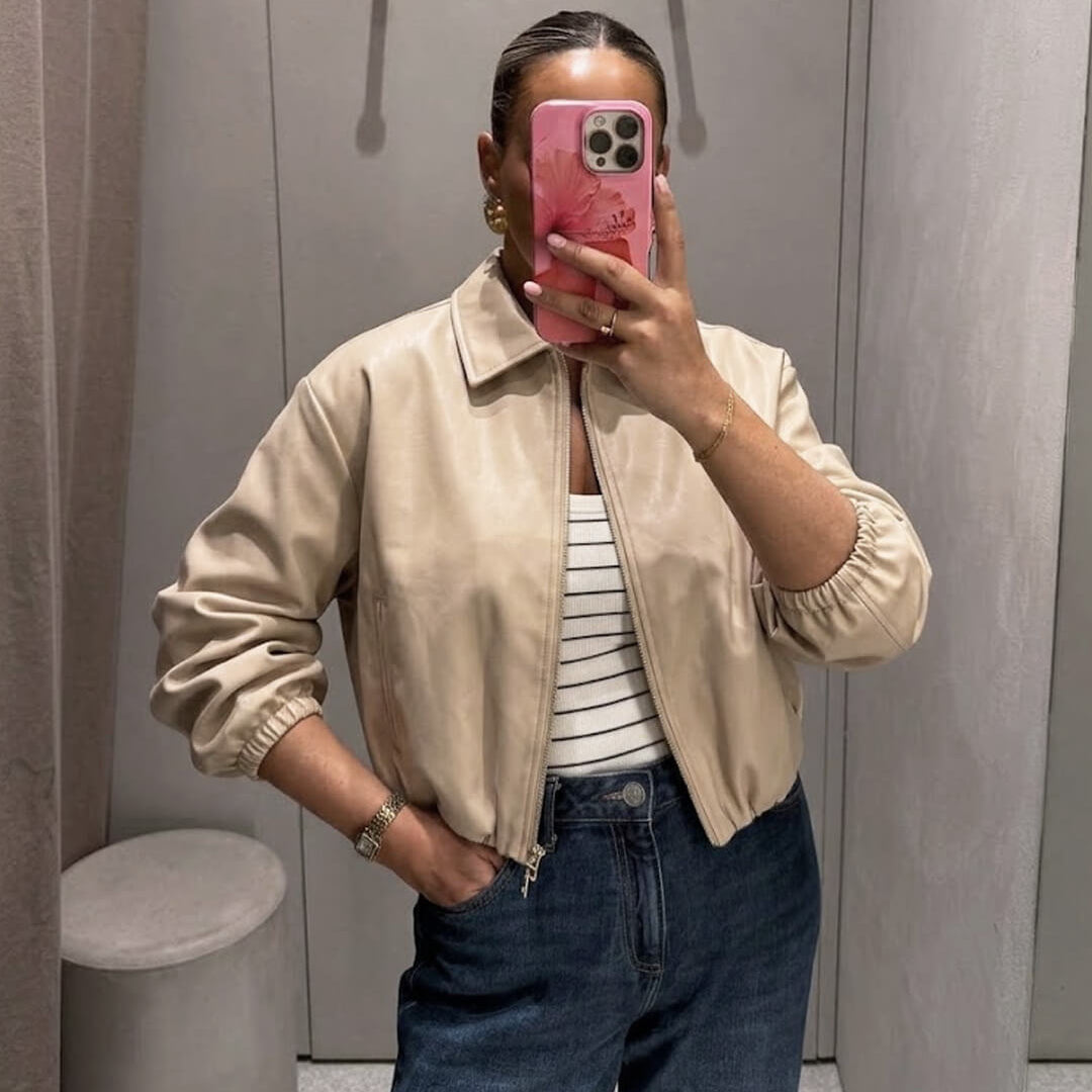 SOKYND Luana Puffed Bomber Jacket Coats & JacketsSOKYND-252375-CRE-XS-98583CreamXS