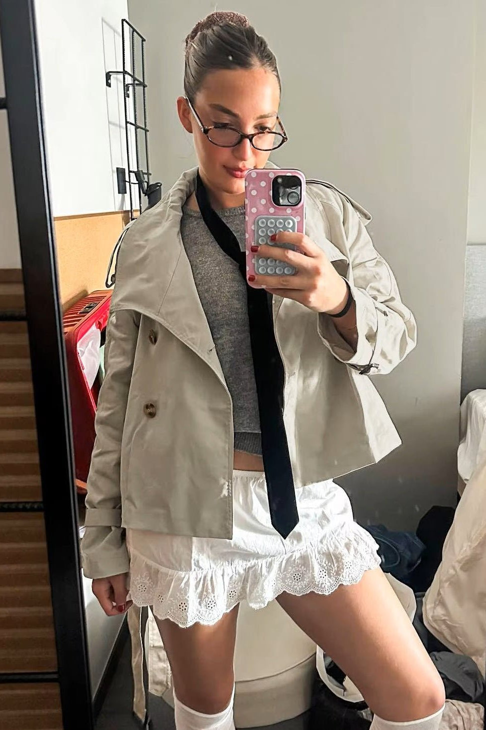 SOKYND Lucy Belted Trench Coat CoatSOKYND-541143-BEI-M-99639BeigeM