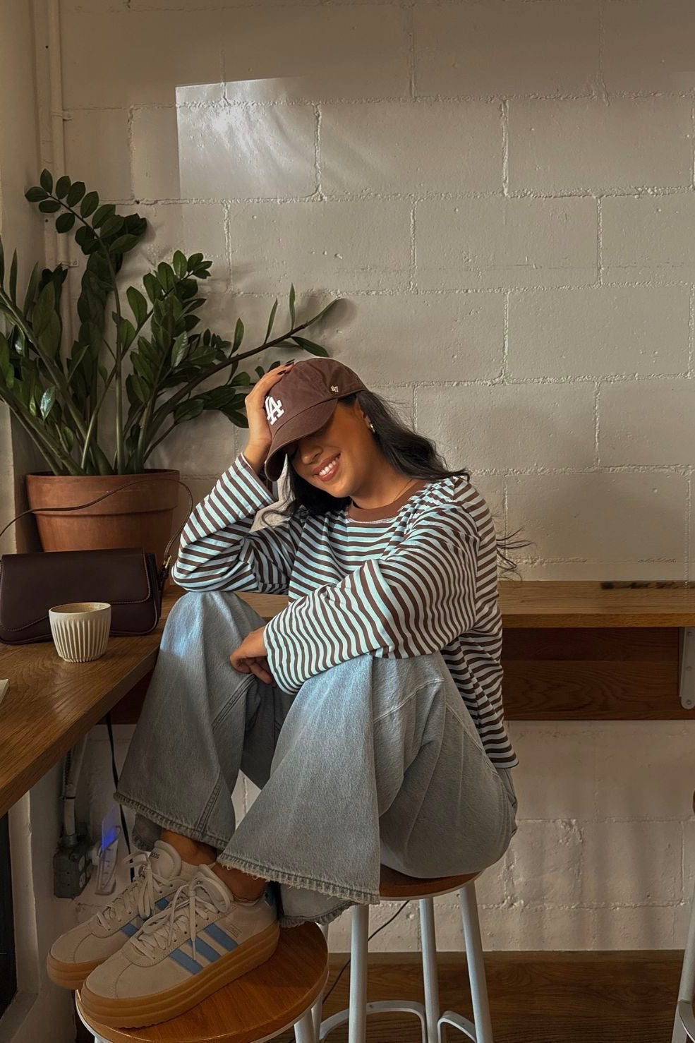 SOKYND Melissa Striped Oversized Knit Sweater SweaterSOKYND-358871-TUR-XS-89783TurquoiseXS