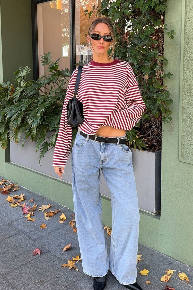 SOKYND Melissa Striped Oversized Knit Sweater SweaterSOKYND-358871-YEL-XS-81303YellowXS