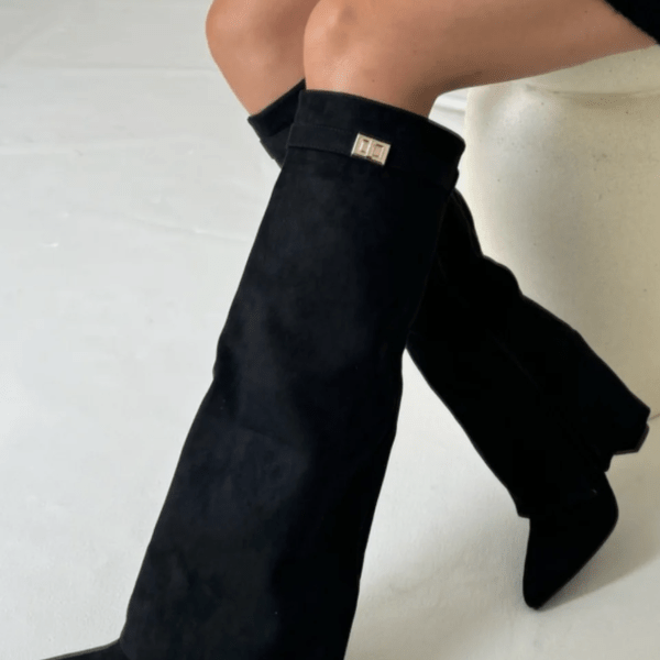 SOKYND Odelie Suede Boots Shoeslm1767625273828153546Black36
