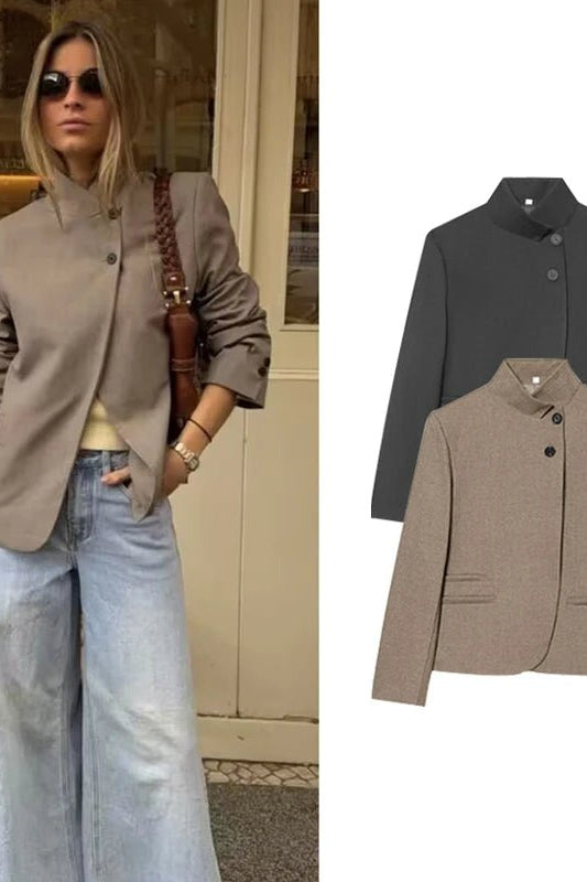 SOKYND Rhea Spring Travel Blazer Coats & JacketsSOKYND-363287-KHA-XS-02583KhakiXS