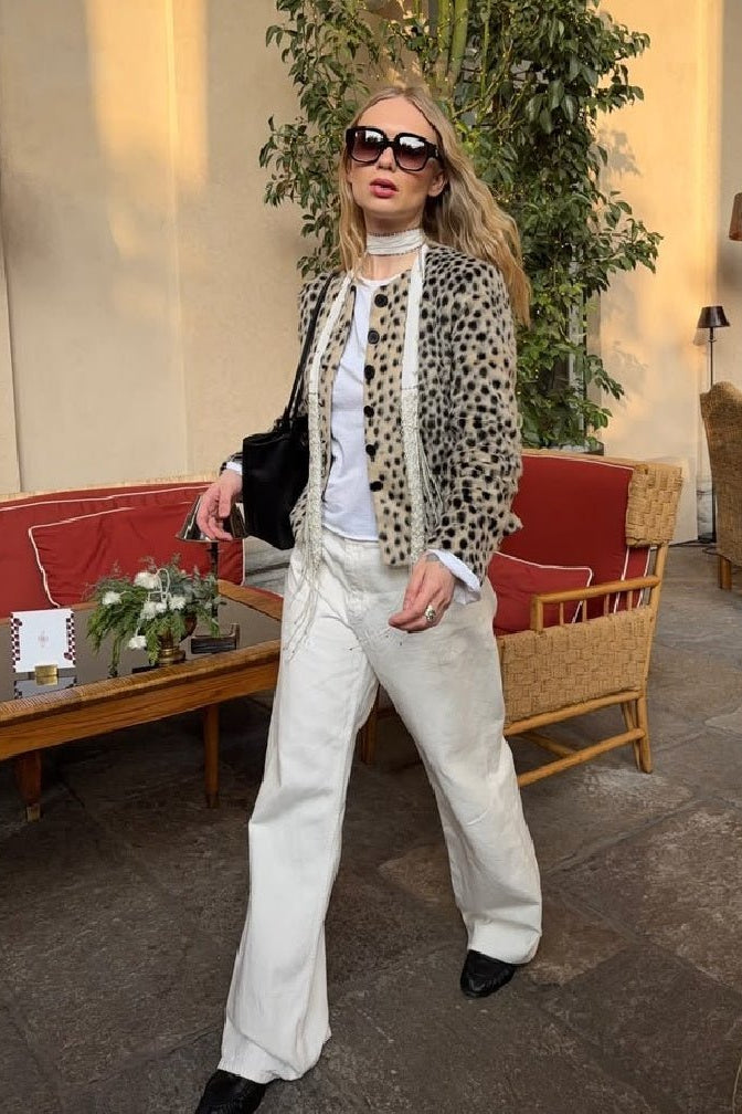 SOKYND Rose Leopard Faux Fur Cropped Jacket JacketSOKYND-698967-S-OS-47991S