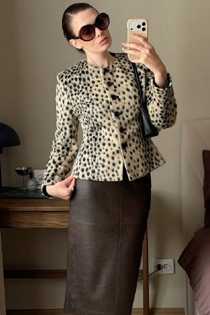 SOKYND Rose Leopard Faux Fur Cropped Jacket JacketSOKYND-698967-S-OS-47991S