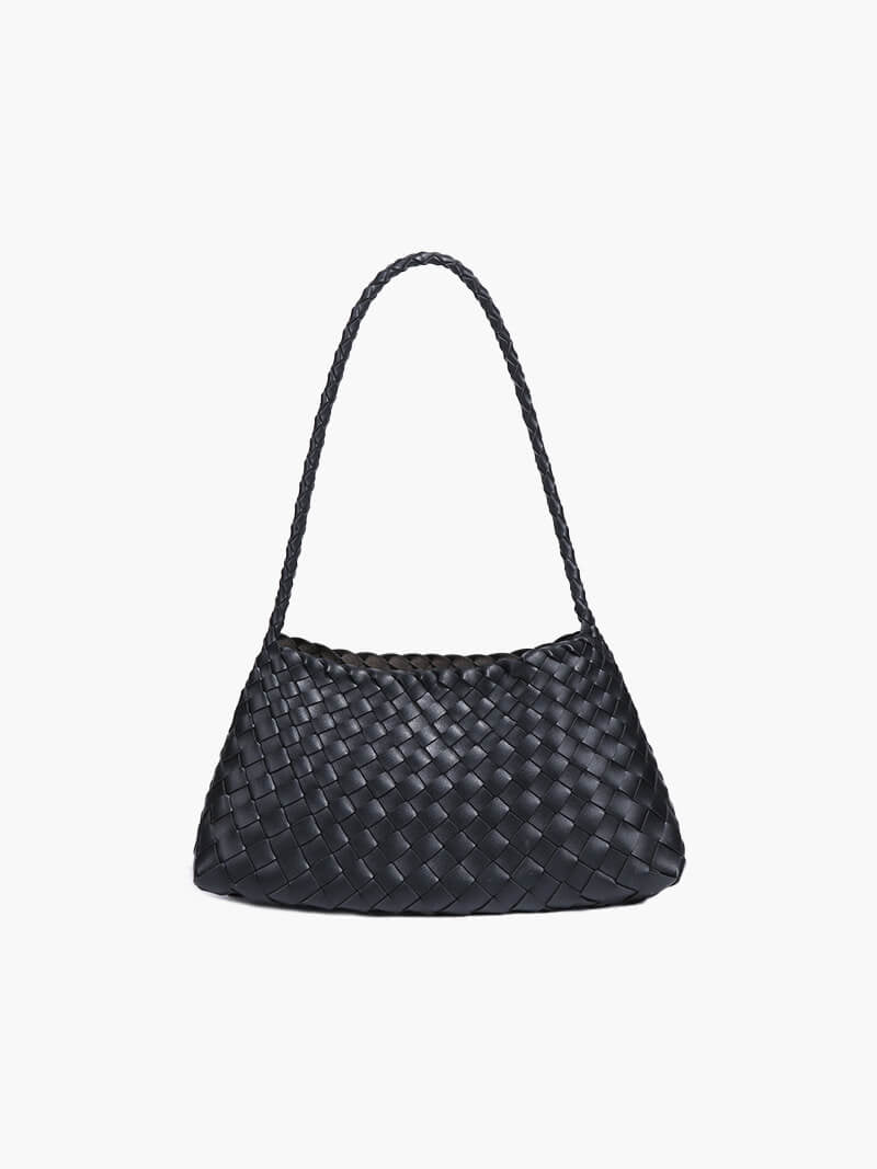 SOKYND Sarah Vegan Leather Woven Bag Small BagSOKYND-220119-BLA-S-09591BlackSmall