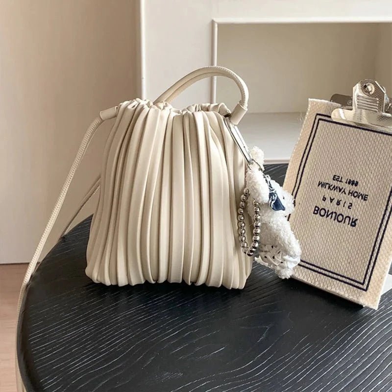 Claudia Pleated Crossbody Bag
