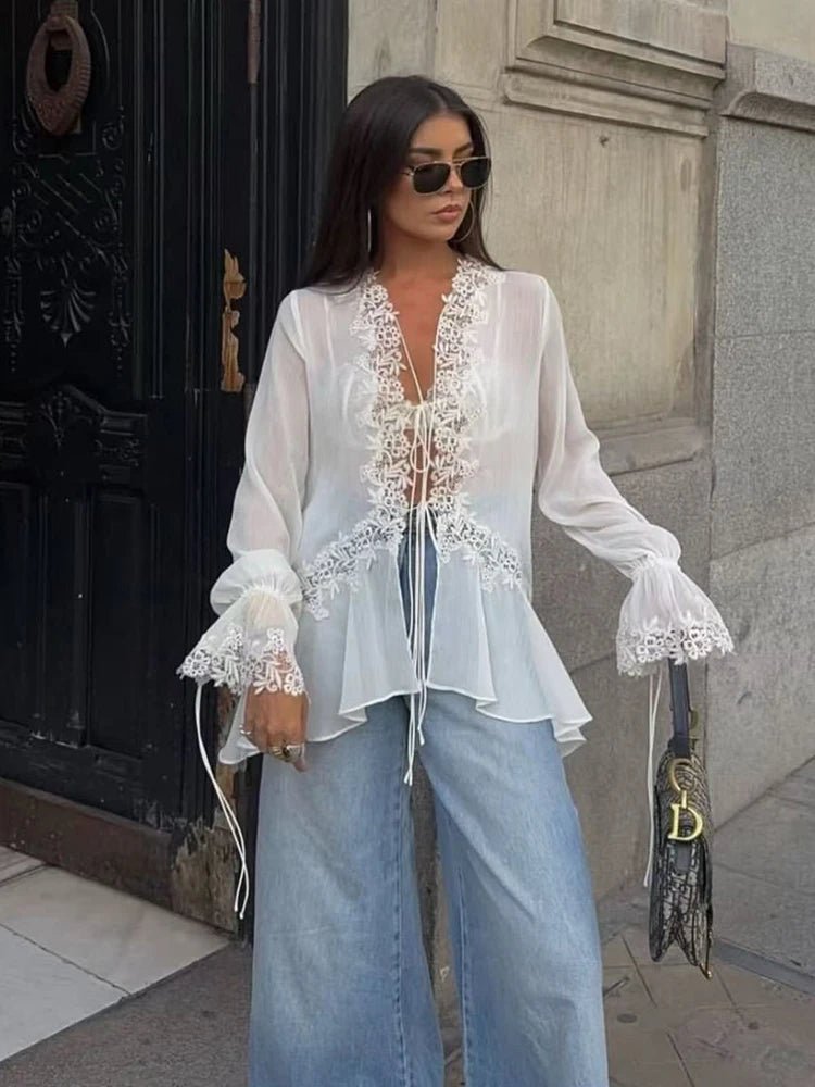 Imogen Lace Cardigan Top