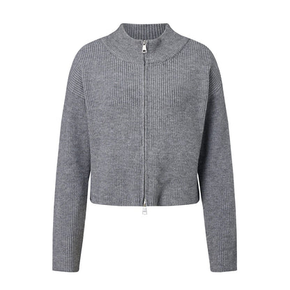 Esther Double Zip Knit Cardigan