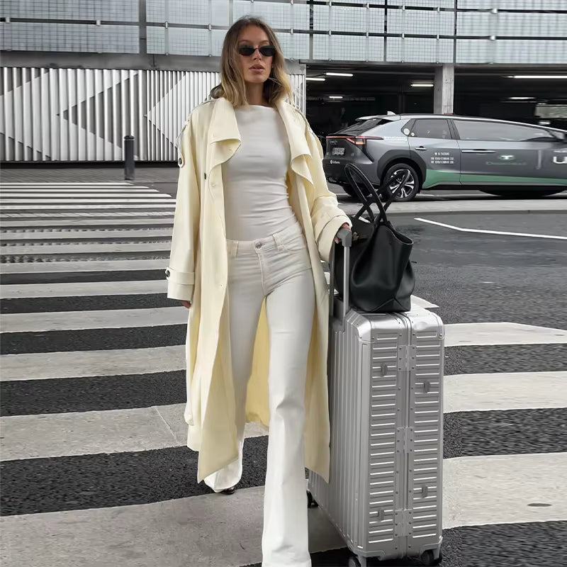 Olivia Belted Trench Coat