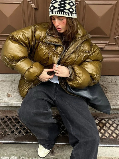 Linda Shiny Puffer Jacket