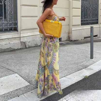 Jesse Floral Chiffon Cami Dress