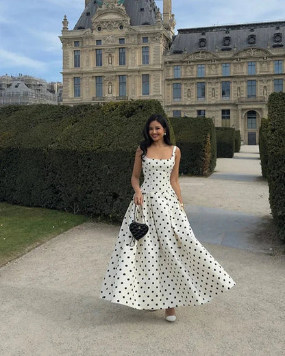 Martha Polka Dot Midi Dress