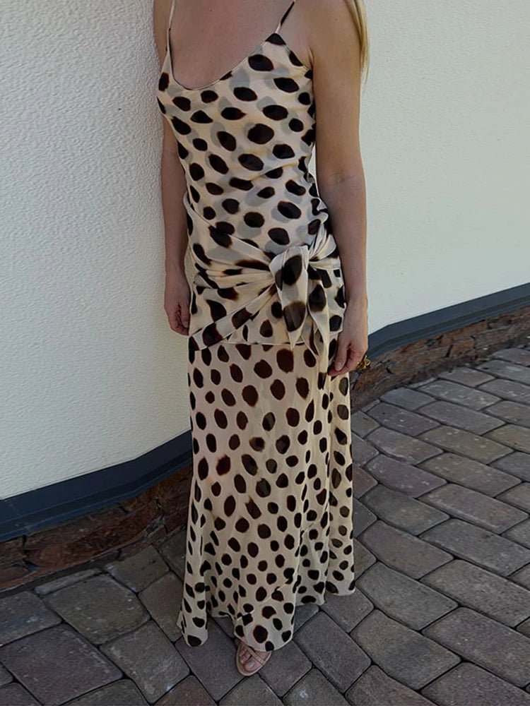 Sophia Printed Slip Dress