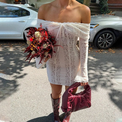 Rosemarie Off-Shoulder Mini Dress
