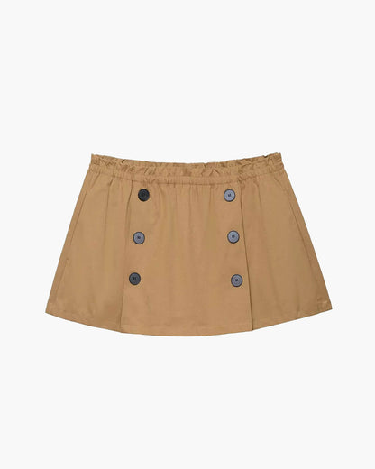 Kate High Collar Belted Jacket Skort Set