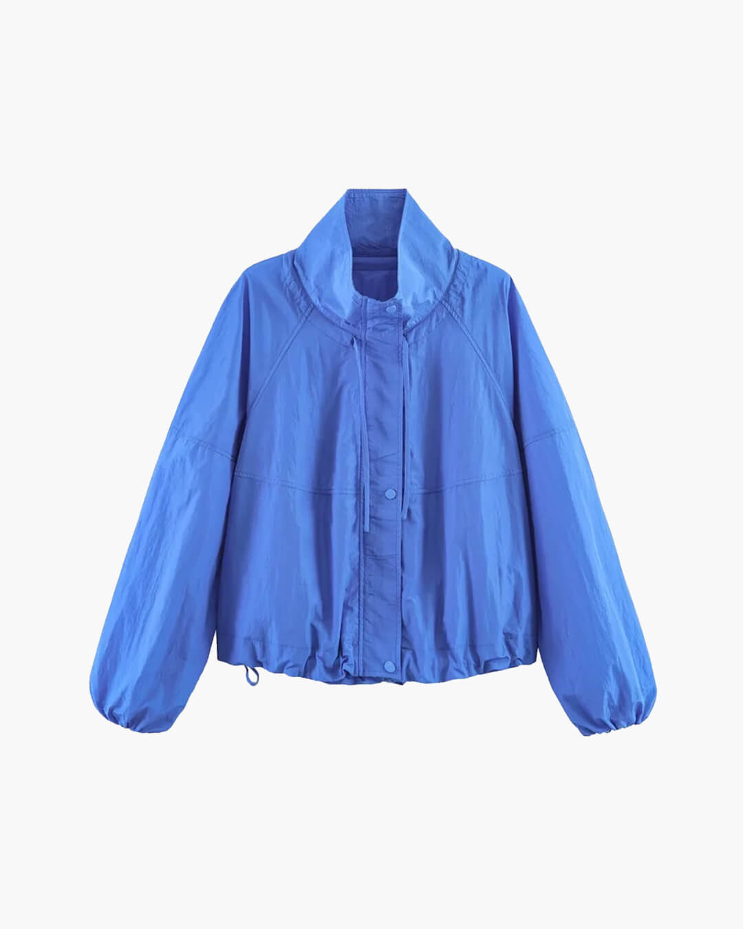 Helen Stand Collar Windbreaker Jacket