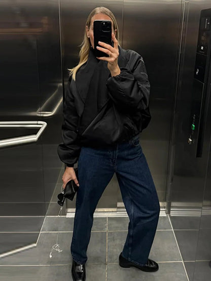 Claudia Oversized Bomber Jacket