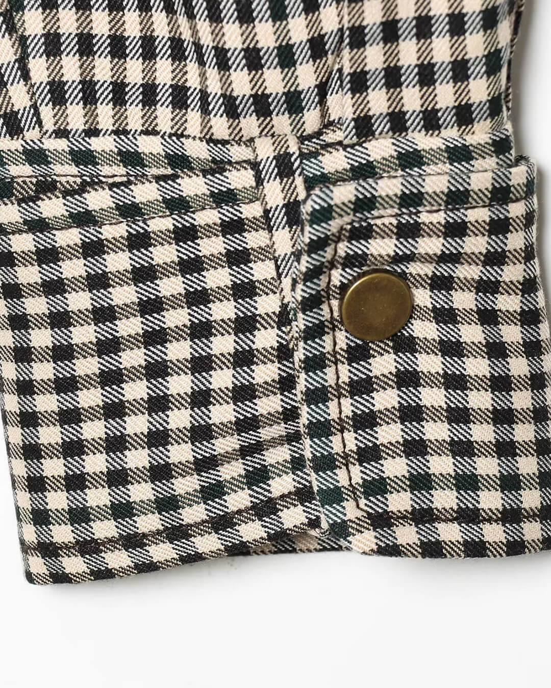 Emma High Neck Checked Bomber Jacket