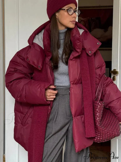 Lola Oversized Puffer Jacket with Detachable Hood