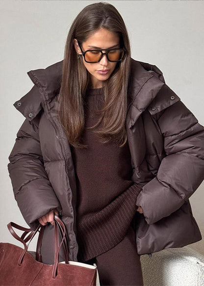 Lola Oversized Puffer Jacket with Detachable Hood