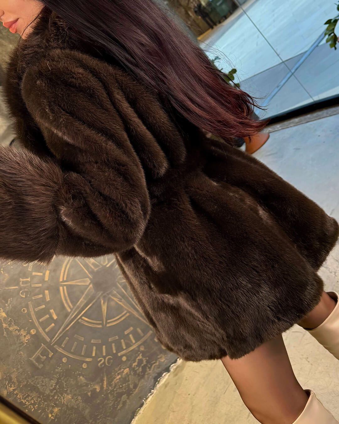Amanda Belted Faux Fur Coat
