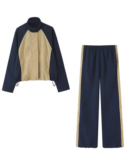 Nora Patchwork Nylon Tracksuit
