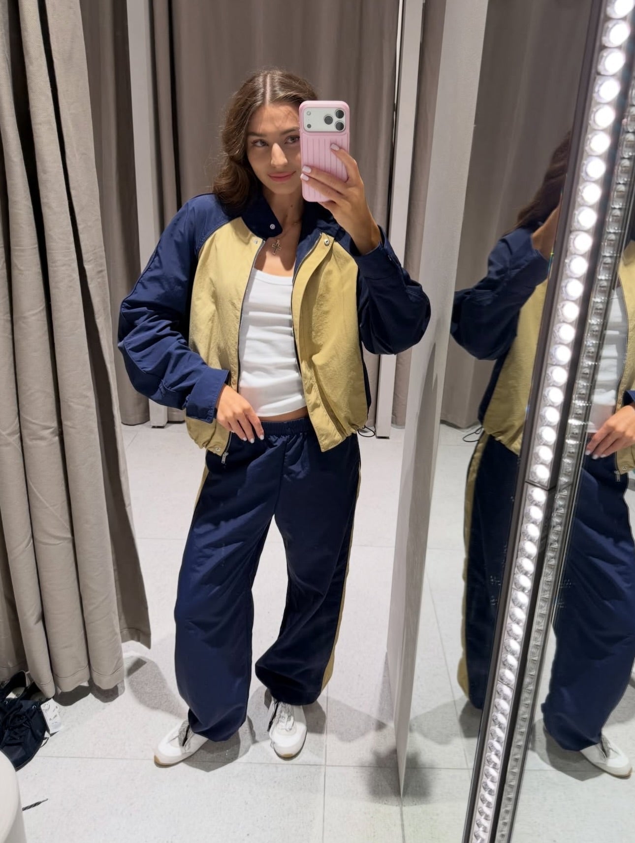 Nora Patchwork Nylon Tracksuit