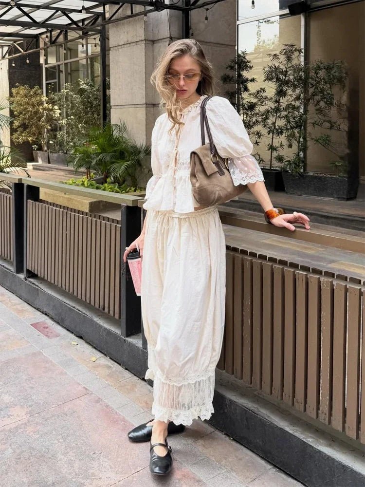 Jasmine Lace Lantern Suit