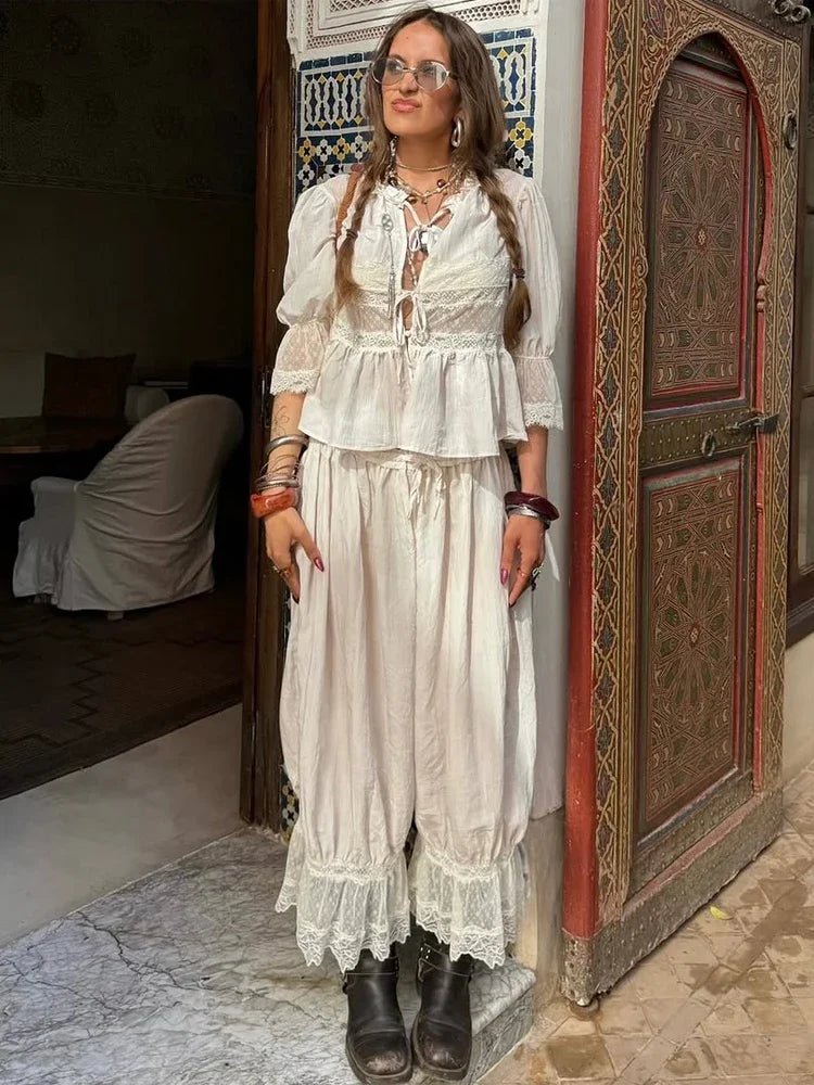 Jasmine Lace Lantern Suit