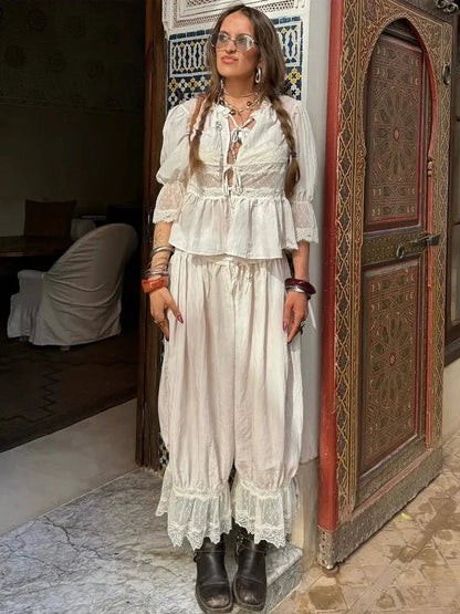 Jasmine Lace Lantern Suit