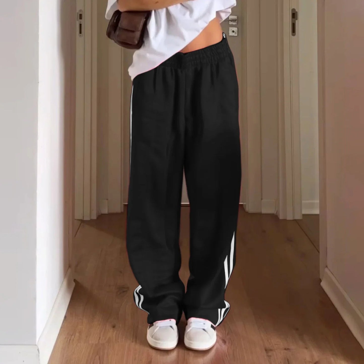 Lily Striped Drawstring Sweatpants