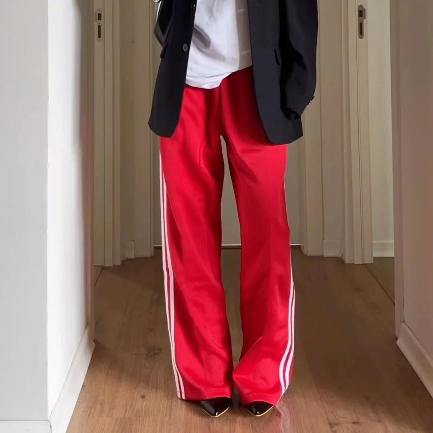 Lily Striped Drawstring Sweatpants